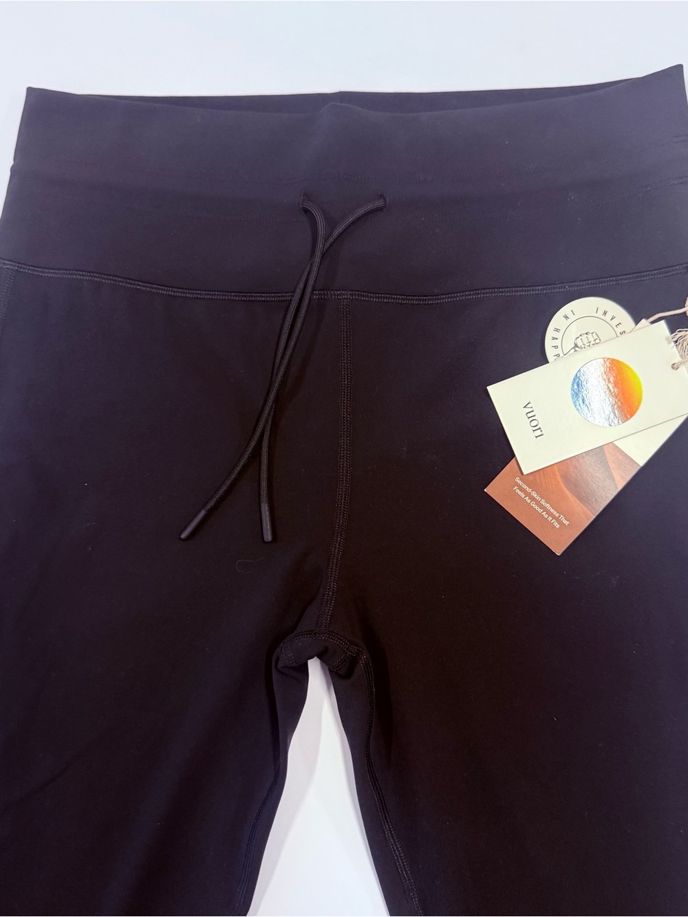 NWT Vuori Daily Legging High-Rise Drawstring Performance in Black Size XL - Picture 5 of 15